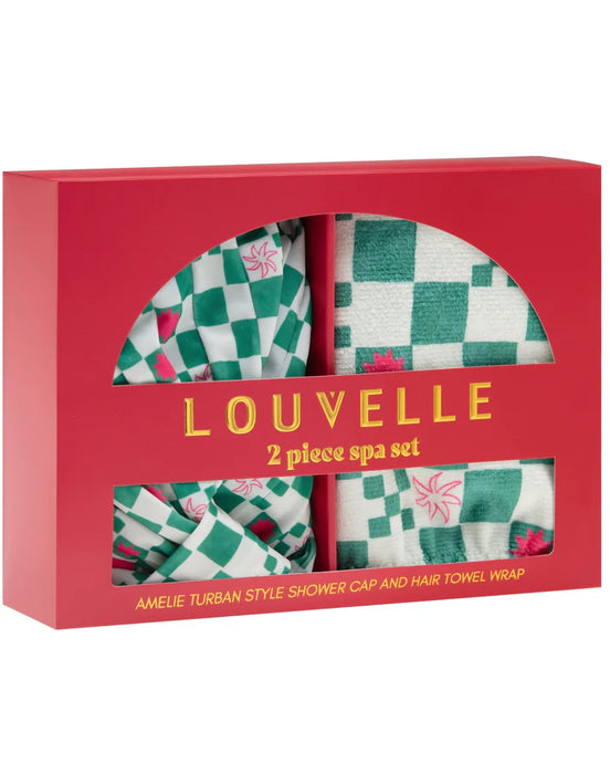 Green Check Spa Gift Set (2 Pcs)