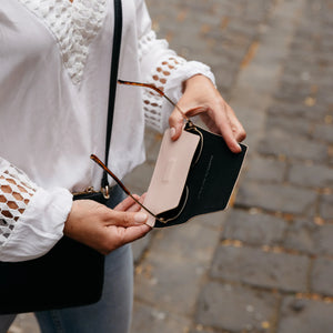 Leather Glasses Case | Blush