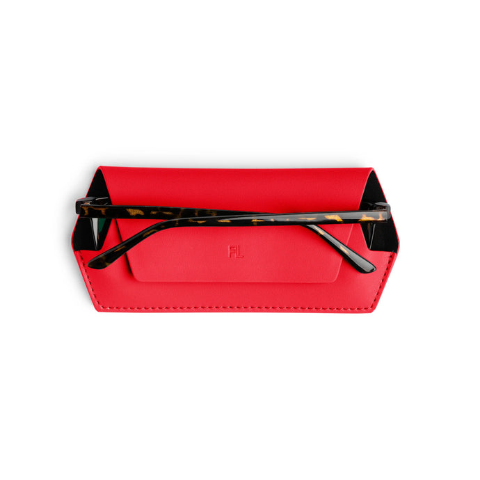 Leather Glasses Case | Poppy