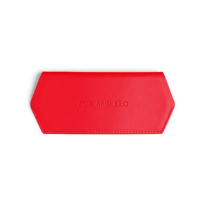 Leather Glasses Case | Poppy