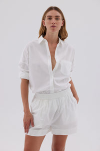 Chiara Long Sleeve Shirt | White