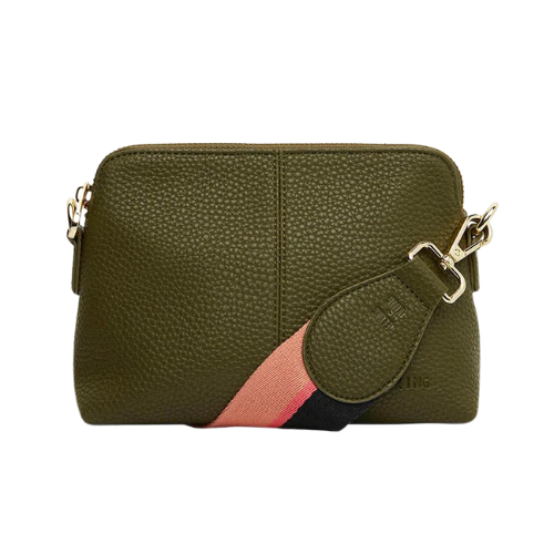 Burbank Crossbody | Khaki Pebble