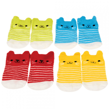 Load image into Gallery viewer, Baby Socks 4 Pairs | Kitten