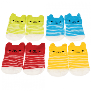 Baby Socks 4 Pairs | Kitten
