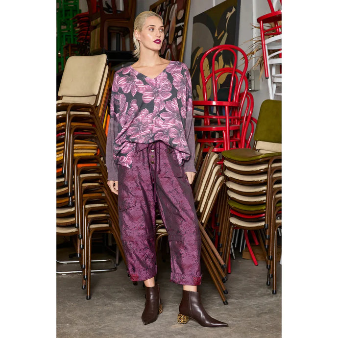 Trucker Pant | Pink Snake