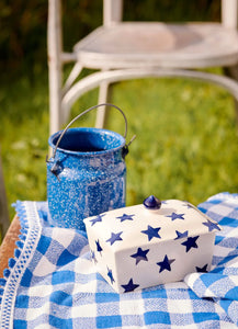 Blue Star Small Butter Dish