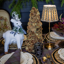 Load image into Gallery viewer, Leopard Scallop Shade &amp; Gold Base