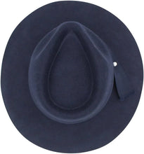 Load image into Gallery viewer, Payton Wool Felt Fedora | Navy