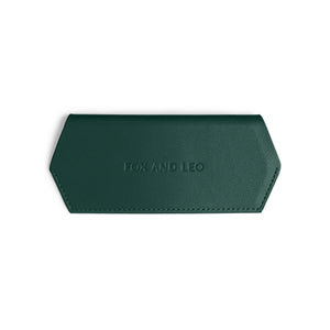 Leather Glasses Case | Forest