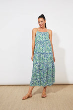 Load image into Gallery viewer, Lamu Tiered Maxi Skirt | Savanna Blue