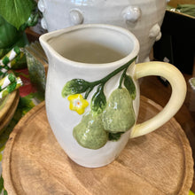 Load image into Gallery viewer, Pear Hand Painted Jug