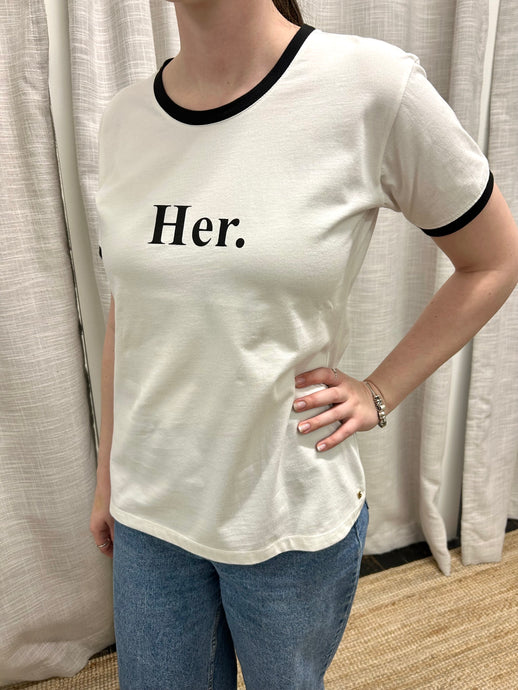 Her Tee | White
