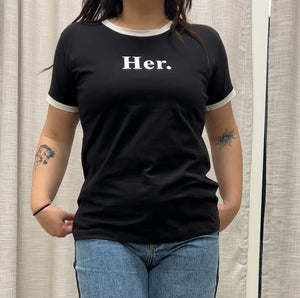 Her Tee | Bitter Black