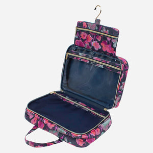 Hanging Cosmetic Bag | Midnight Meadow