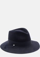 Load image into Gallery viewer, Payton Wool Felt Fedora | Navy