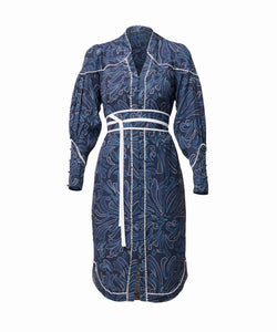 Adela Viscose Dobby Dress | Altamira