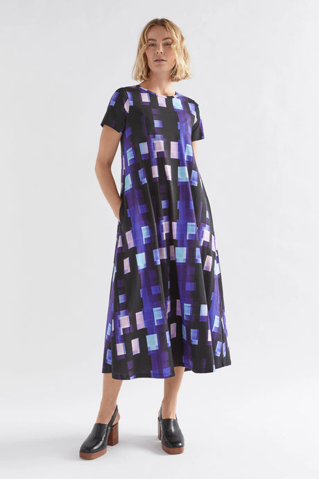 Holst Shirt Dress| Blue Shutter Grid