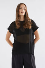 Load image into Gallery viewer, Sheer Webb Top | Black