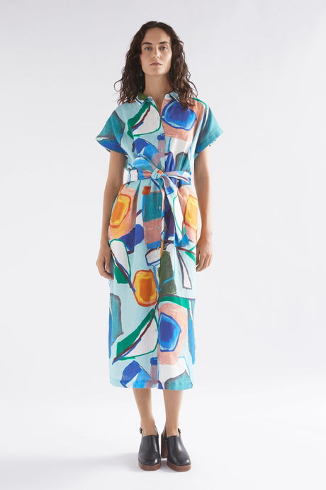 Tilko Shirt Dress |  Sun Print