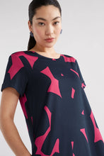 Load image into Gallery viewer, Haki Dress | Navy Tera Print