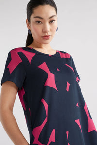 Haki Dress | Navy Tera Print