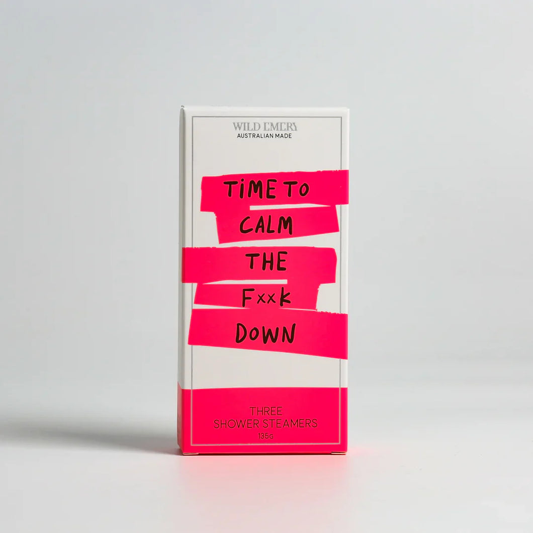 Time To Calm The F**k Down - Shower Steamer 3 Pack