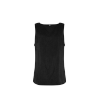 Load image into Gallery viewer, Astrid V-neck Silk Tank Top | Black