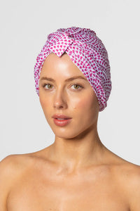 Amelie Shower Cap | Pink Dot