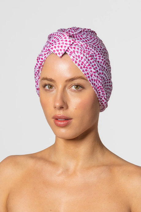 Amelie Shower Cap | Pink Dot