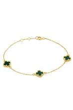 Load image into Gallery viewer, Reign Gold Jade Bracelet