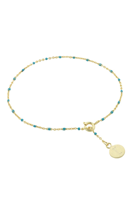 Heather Gold Bracelet | Aqua
