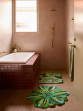 Load image into Gallery viewer, Jardin Green Bath Mat