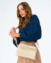 Load image into Gallery viewer, Bowery Wallet | Light Gold Crinkle