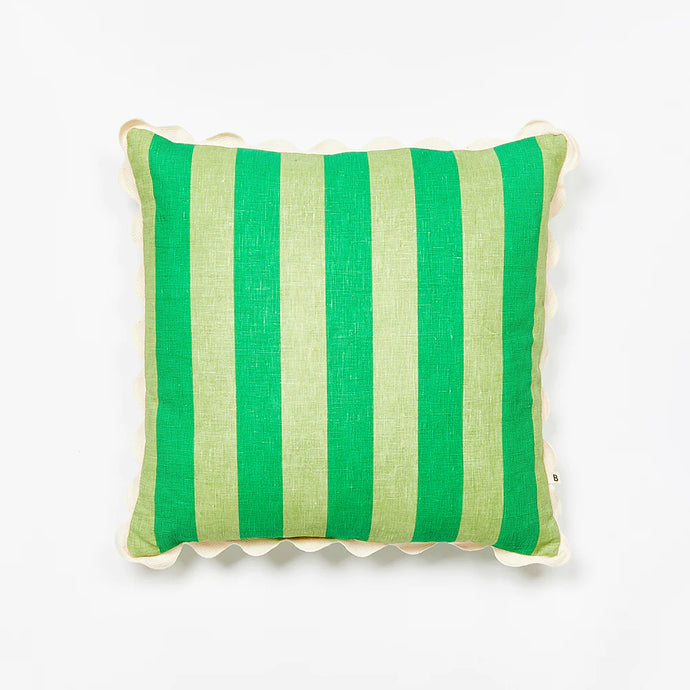Stripe Green Cushion | 50cm