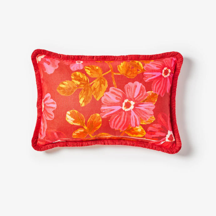 Rosetta Red Cushion | 60x40cm