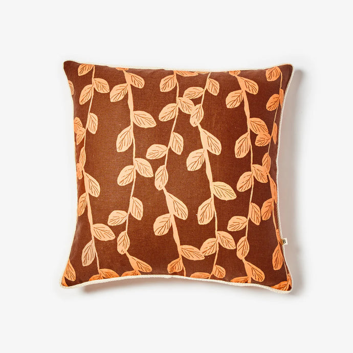 Little Leaf Tan Cushion | 50cm