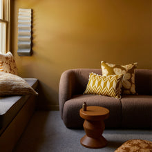 Load image into Gallery viewer, Daphne Mustard 50cm cushion