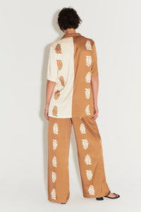 Bowden Relaxed Pant | Stencil Leaf