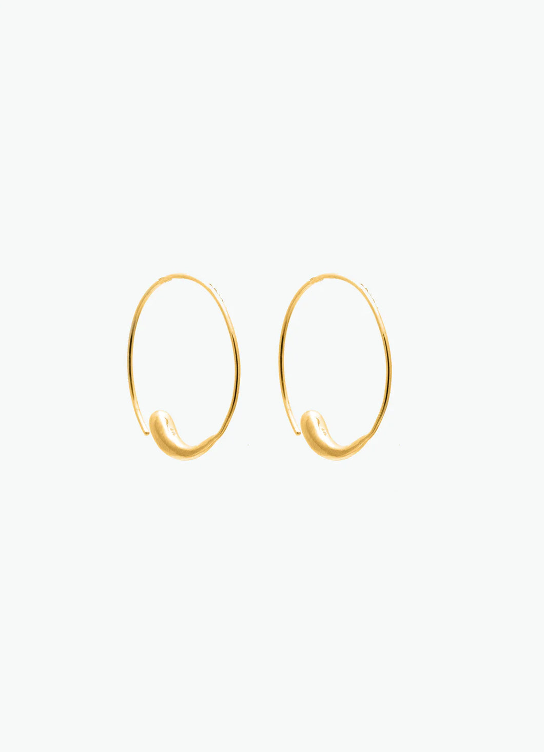 Swirl Hoops | Large - Gold