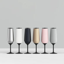 Load image into Gallery viewer, Huski Champagne Flute | Brushed Stainless