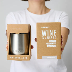 Huski Wine Tumbler 2.0 | Powder Pink