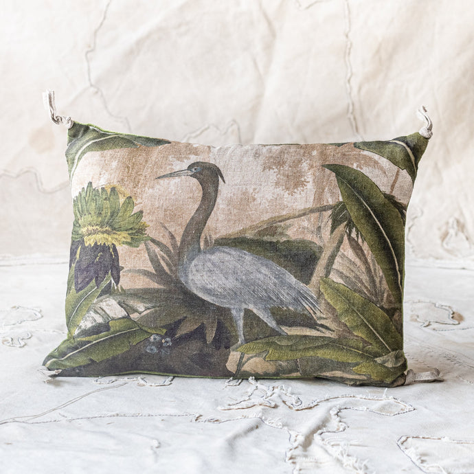 Cochin Linen Cushion | Bird