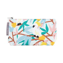 Load image into Gallery viewer, Small Cosmetic Bag | Cotton | White Cockatoos
