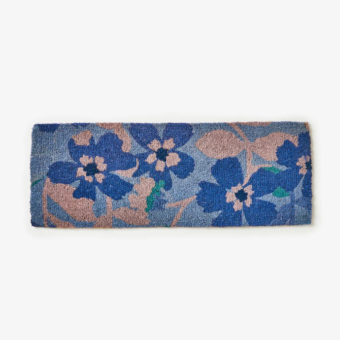 Cosmos Blue Door Mat Long