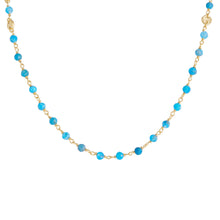 Load image into Gallery viewer, Blue Grotto Antique Necklace