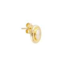 Load image into Gallery viewer, Bezel Set Oval Studs