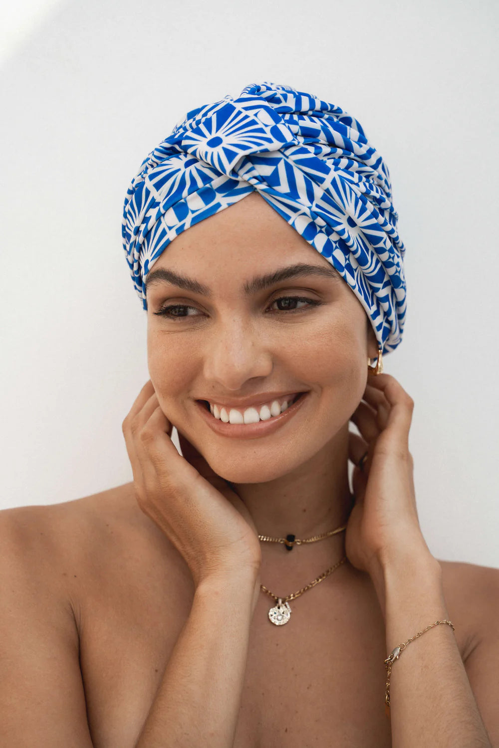 Amelie Shower Cap | Mediterranean Sun