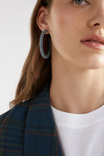 Load image into Gallery viewer, Kolle Hoop Earring | Denim