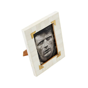 Shaba Bone/Brass Photo Frame 4x6