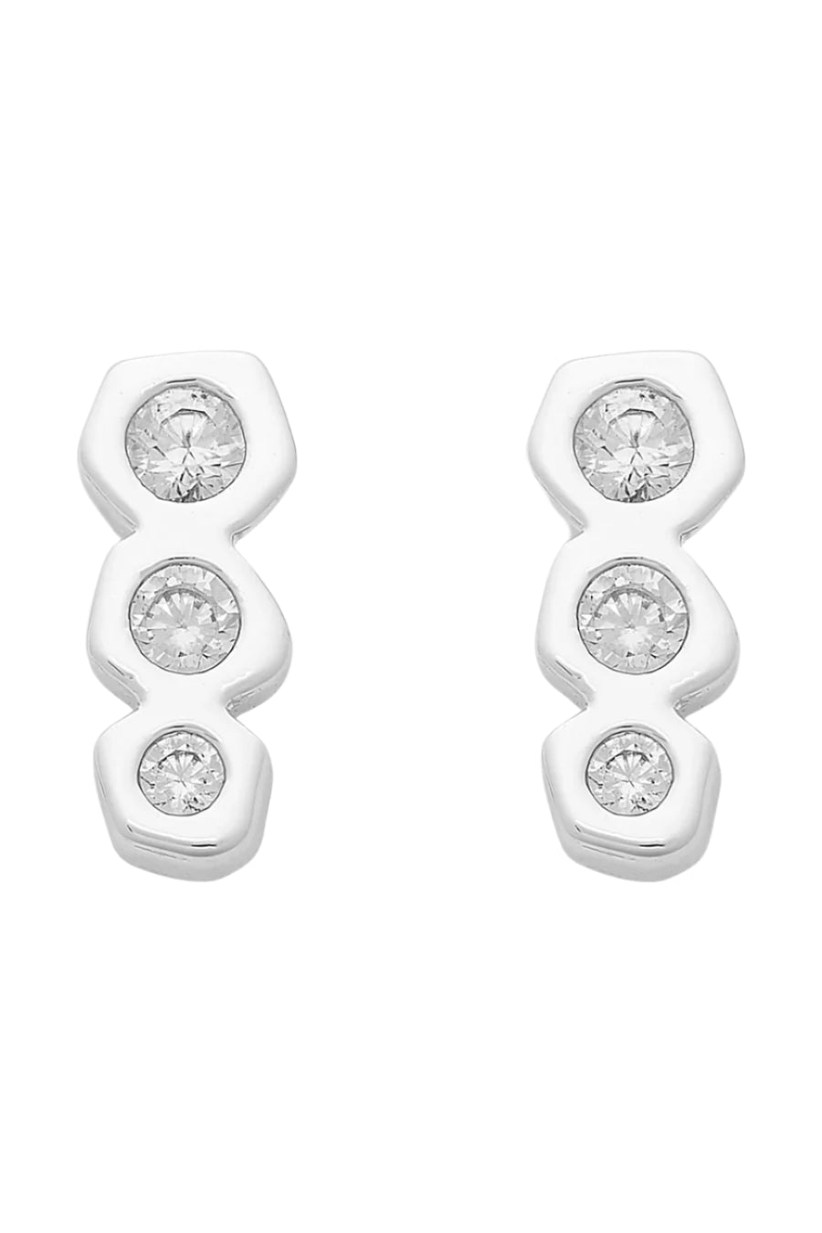 Petite Camille Silver Earring